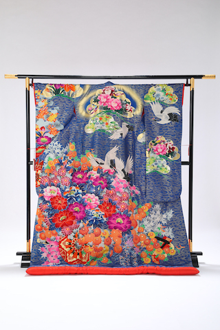 No. 663_ ブルー友禅イメージ写真